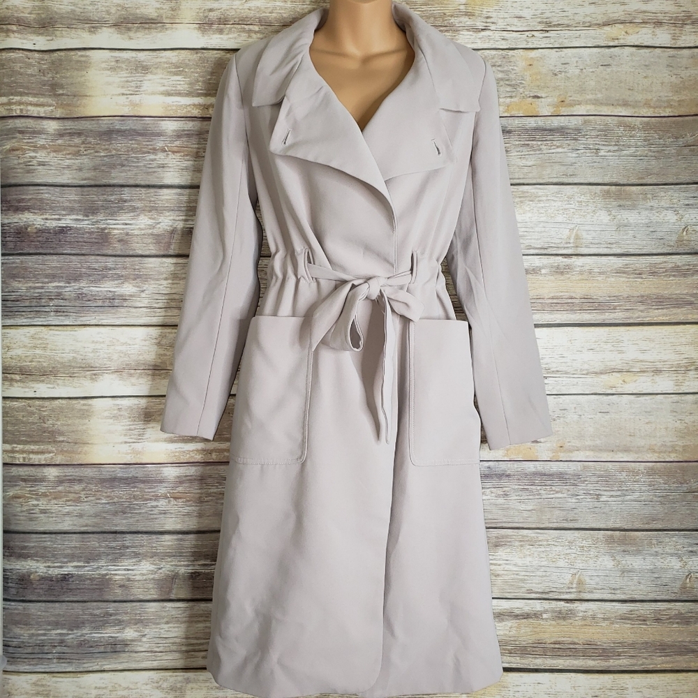 Eliane Rose lightweight Oatmeal color trench coat